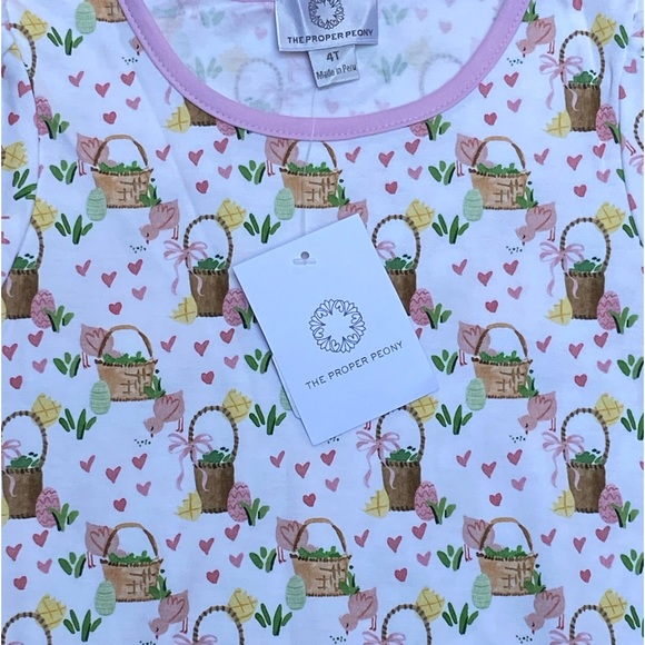 New Girls 4T Easter Dress Play Dress - Picture 2 of 3